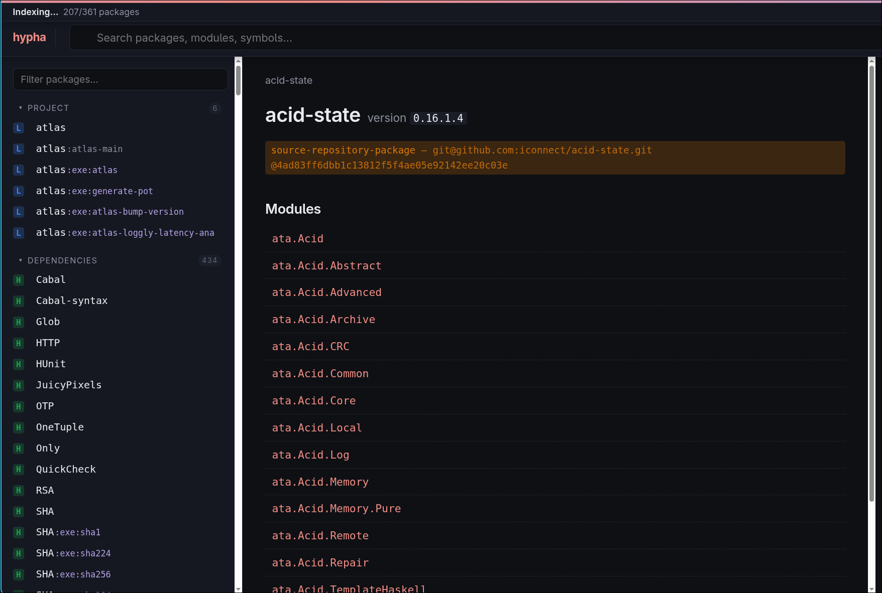 We can also track source-repository-package packages